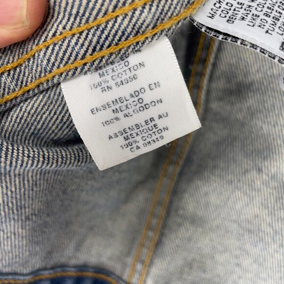 EVAN PICONE Denim Jeans Medium Wash Jacket Size L - Picture 7 of 7